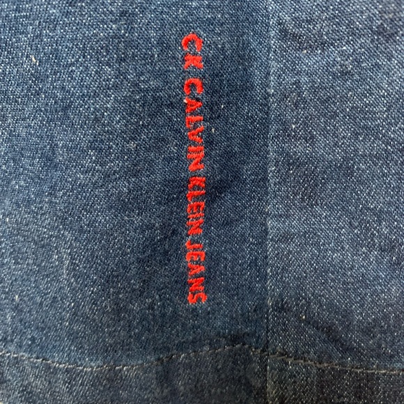 Calvin Klein Jeans Denim Halter Dress - Picture 6 of 6